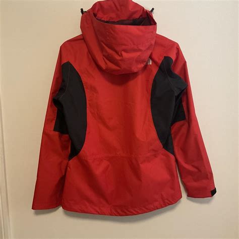 The North Face Gore Tex Rain Jacket Redblack Depop