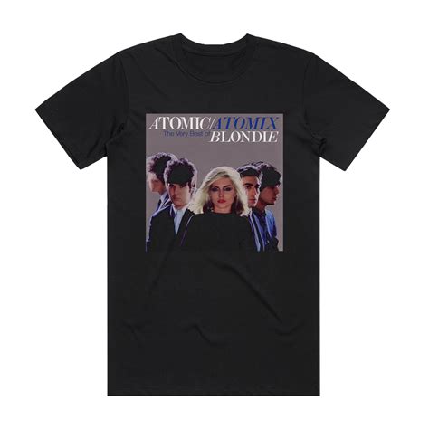 Blondie Atomic The Very Best Of Blondie Album Cover T-Shirt Black – ALBUM COVER T-SHIRTS