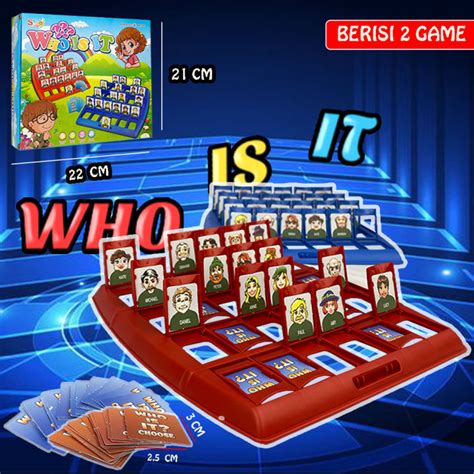 Permainan Tebak Gambar/ Mainan Anak Tebak Gambar Board Game Who Is It 1556 | Lazada Indonesia