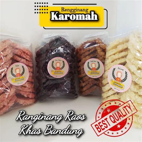 Rengginang Ranginang Mentah Gram Istimewa Varian Rasa Original