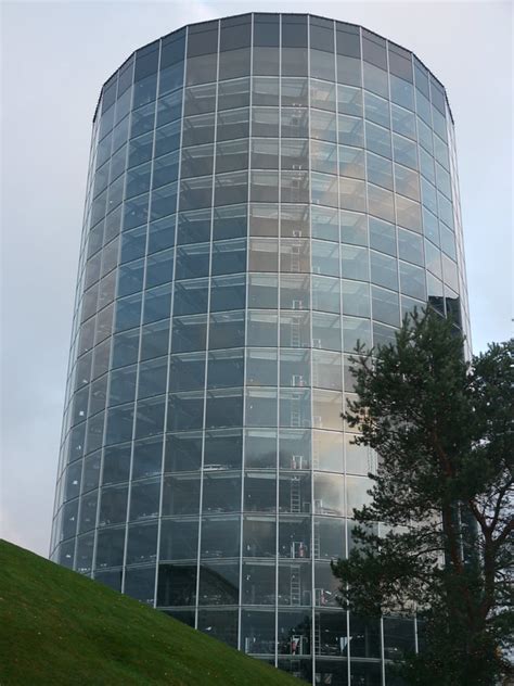 Volkswagen’s Car Towers at Autostadt in Wolfsburg, Germany