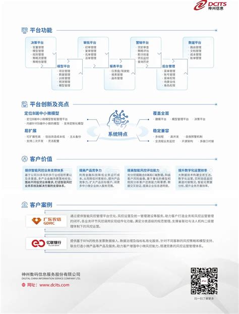 Fintech产品 神州信息天昊中小微智能风控平台 神州信息新闻 神州信息官网 成为领先的金融数字化转型合作伙伴