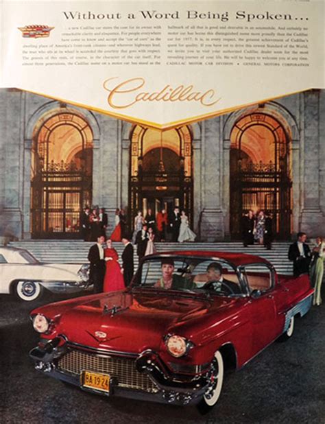 1957 Cadillac Ad Pan American Union Vintage Cadillac Ads