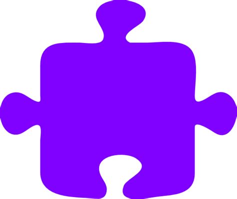 Purple Puzzle Clip Art at Clker.com - vector clip art online, royalty free & public domain