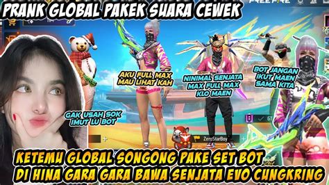 Prank Global Suara Cewek Di Hina Global Gara Gara Pakek Set Bawa