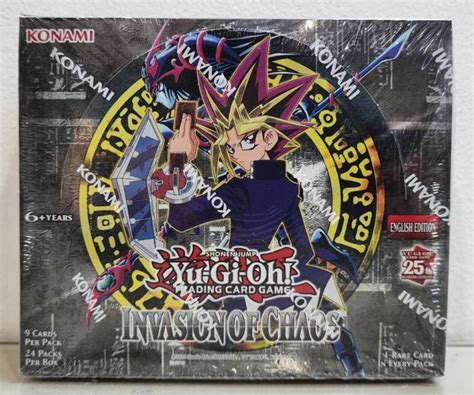 Yu Gi Oh TCG Invasion Of Chaos Booster Box 25th Anniversary Edition