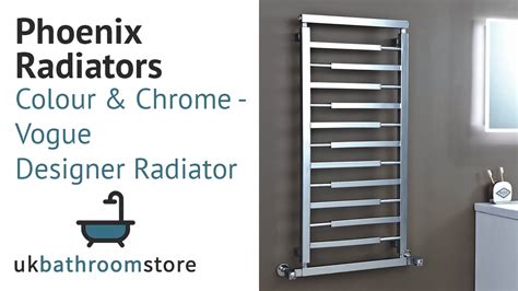 Phoenix Radiators Colour Chrome Radiators Vogue Designer Radiator