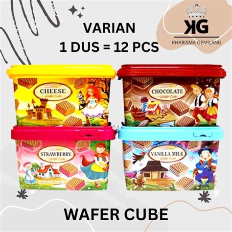 biskitop  dus wafer cube  wafer biskuit biscuit coklat