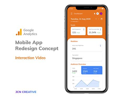 Google Analytics Mobile App Redesign Concept On Behance