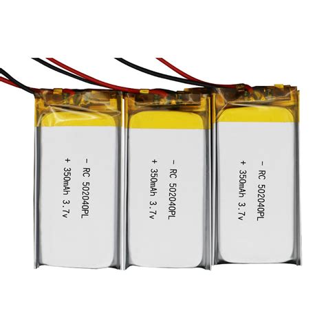 Small 502040 3 7V 350mAh Li Polymer Lipo Battery China LiFePO4