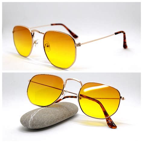 Square Octagonal Classic Sunglasses Man Woman Aviator Pilot Military