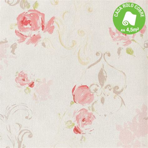 Papel De Parede Vinilico Floral Papel De Parede Vin Lico Contempor Neo