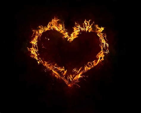 Fire Heart Wallpapers Wallpaper Cave