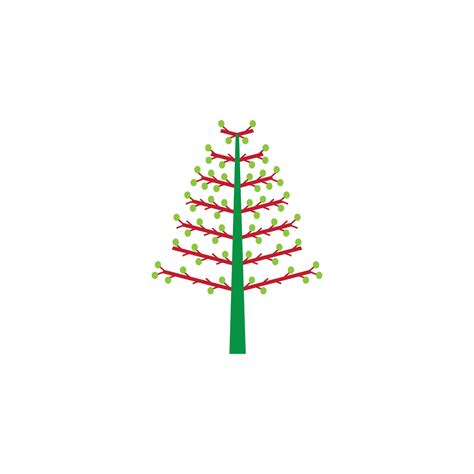 Christmas tree icon logo, vector design 12961884 Vector Art at Vecteezy