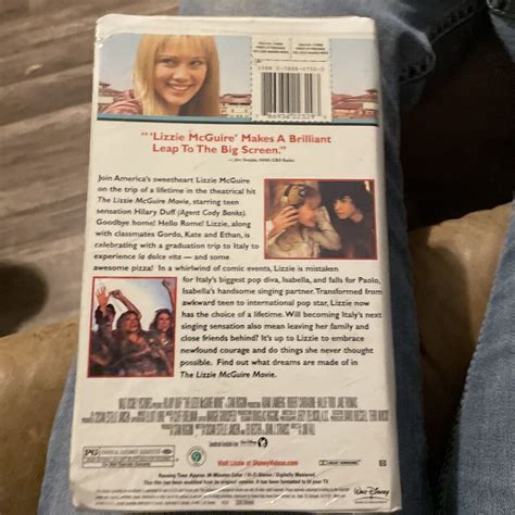 The Lizzie McGuire Movie VHS 2003 Walt Disney Clamshell 31460 Hilary