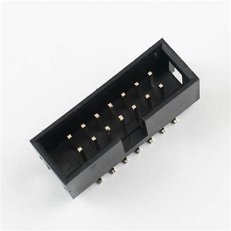 10Pcs 2 54mm Pitch 2x7 Pin 14 Pin SMT SMD Male Shrouded Box Header IDC