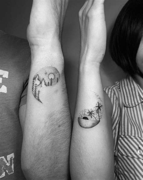 Yin Yang Couple Tattoo Outline Xxx Porn