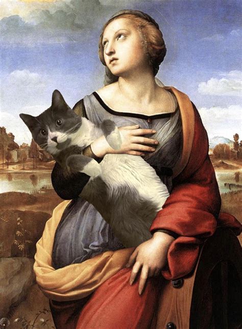 I Put My Cat Into Famous Paintings For Fun I Call This One ‘saint