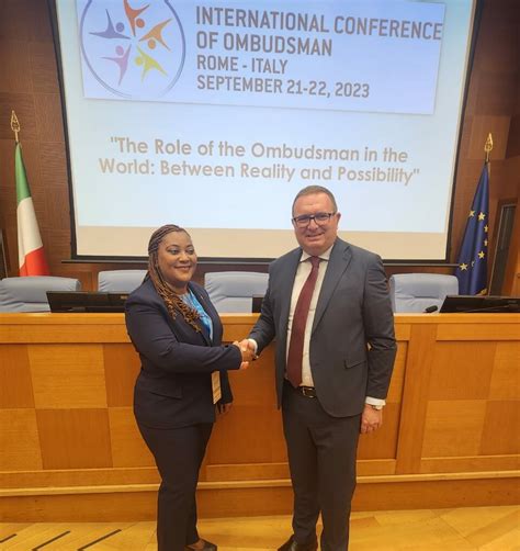 Ombudsman Attends International Ombudsman Conference In Rome