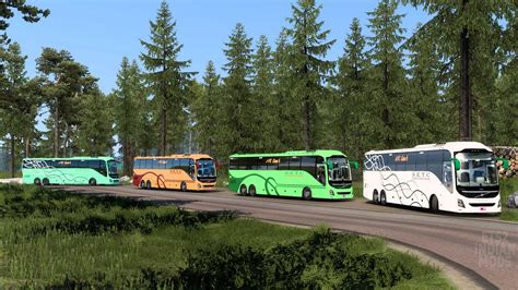 Indian SETC Tamil Nadu Skin Pack für DBMX Volvo 9800 UK v1 0 ETS2