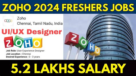 Zoho Jobs For Freshers Chennai Zoho Jobs 2024 Zoho Jobs IT Jobs