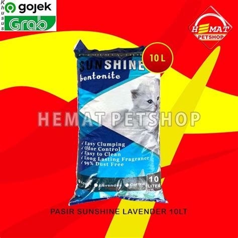 Jual GOSEND Pasir Kucing Gumpal Wangi Clumping Sunshine Bentonite 10