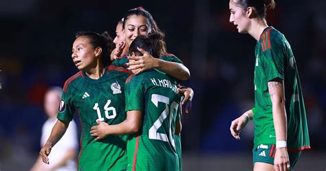 A la Copa Oro Femenil México goleó a Puerto Rico y se clasificó al