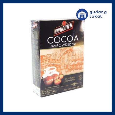 Jual ORIGINAL MURAH COKLAT BUBUK VAN HOUTEN COCOA POWDER 180 GR