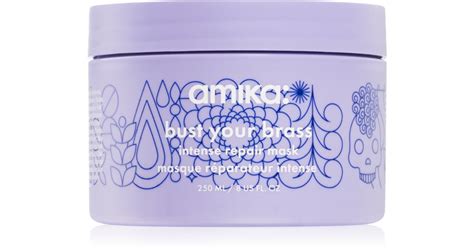 Amika Bust Your Brass Cool Blonde Intense Regenerating Mask For Blonde