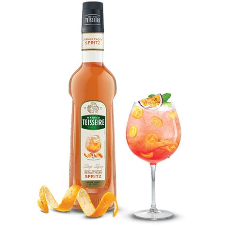 Virgin Orange Spritz Cocktail Recipe Mathieu Teisseire