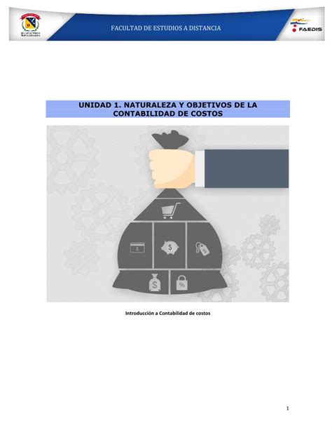 PDF UNIDAD 1 NATURALEZA Y OBJETIVOS DE LA CONTABILIDAD DE Virtual