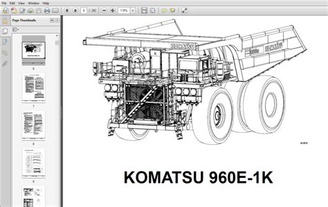 Komatsu 960e 1k Dump Truck Field Assembly Manual Pdf Download