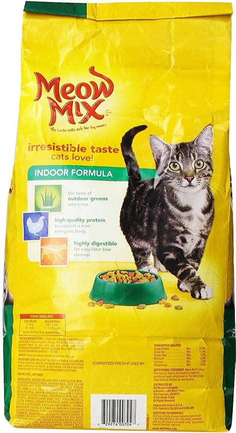 Meow Mix Indoor Health Dry Cat Food 6 3 Lb Bag