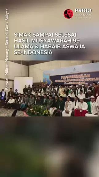 SIMAK SAMPAI SELESAI HASIL MUSYAWARAH 99 ULAMA H Kwai