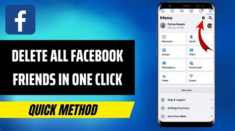 How To Delete All Facebook Friends In One Click YouTube