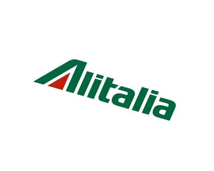 Alitalia Rotated Logo White Background B Editorial Stock Photo - Stock ...