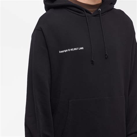 Helmut Lang Photograph Popover Hoody Black End