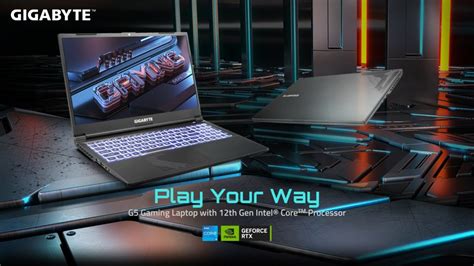 Gigabyte G Series Gaming Laptops With Updated Th Gen Intel Core