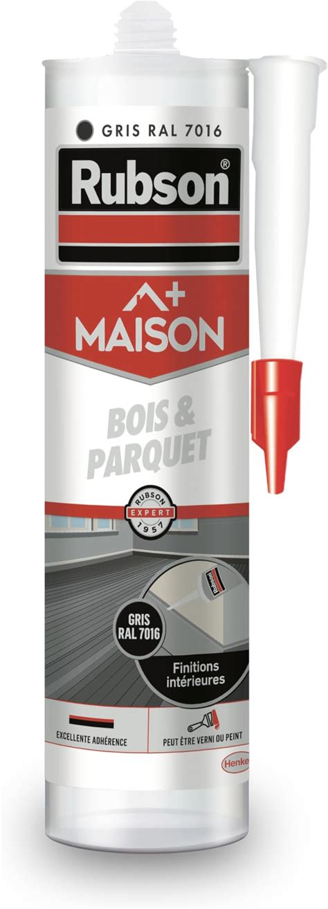 Rubson Maison Mastic Bois Parquet Gris Clair Mastic Acrylique Pour