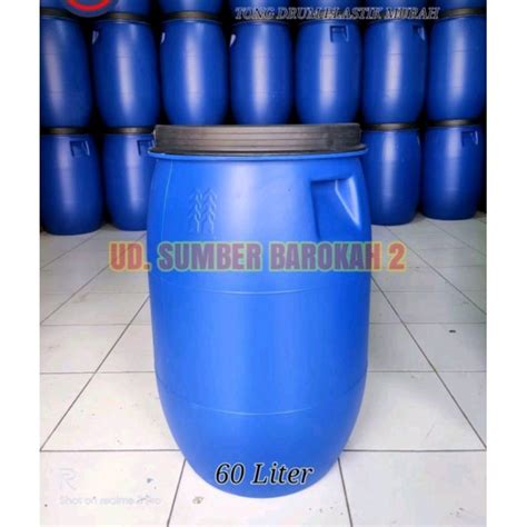 Jual Tong Sampah Tong Biru Tempat Sampah Gentong Air Dan Drum Shopee