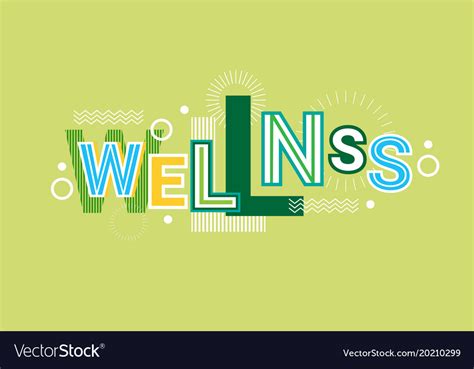 Wellness Health Care Web Banner Abstract Creative Vector Image