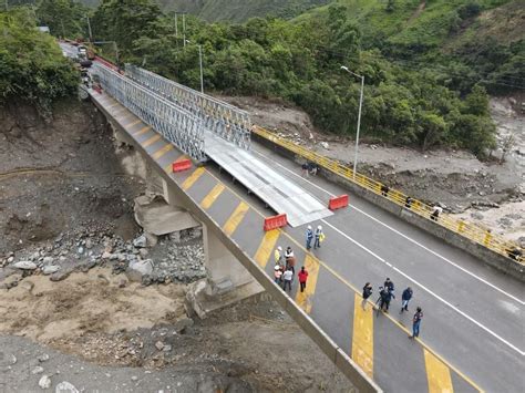 Segundo Puente Provisional En La Vía Bogotá Villavicencio Entrará En Funcionamiento Este Jueves