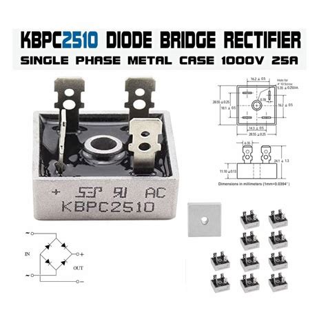 Jual Kbpc Kbpc Kb Pc Kbpc Dioda Diode Bridge