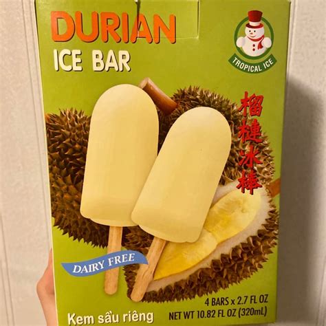 Tropical Ice Durian Ice Bar Review Abillion