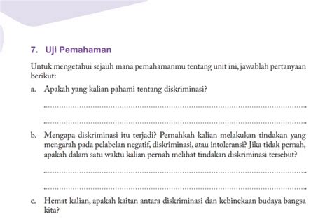 Lengkap Kunci Jawaban Pkn Kelas 11 Smasmk Kurikulum Merdeka Halaman 146 Unit 5 Uji Pemahaman