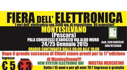 Fiera Elettronica Montesilvano PE 24 01 2015 Abruzzo In Festa