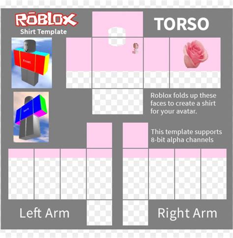 Pink Roblox Shirt Template