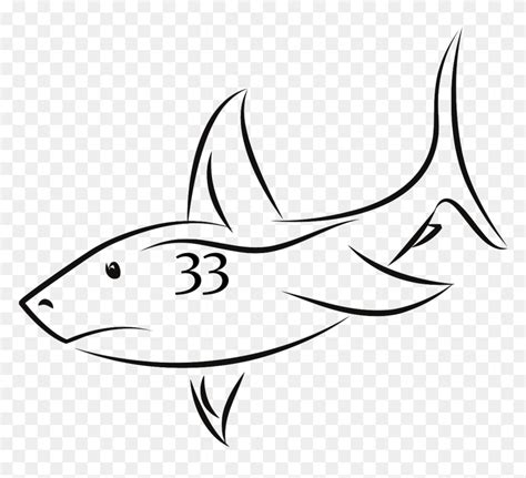 Shark Fin Clip Art - Shark Clipart Transparent - FlyClipart