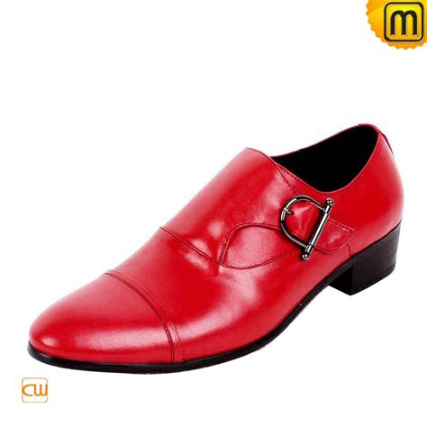 Mens Fashion Dress Shoes Red Cw762051