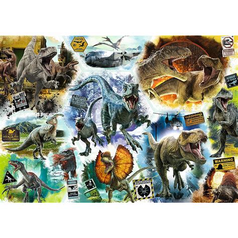 Puzzle Zwierz Ta Dinozaury Jurassic Trefl Allegro Pl